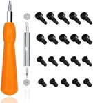 Replacement for Screwdriver Kit Doorbell Security Screws Orange Screwdriver T6 T15 & + 20Pcs Doorbell Screws for Doorbell, Doorbell 2 3 4 Doorbell Plus and Doorbell Pro & Elite