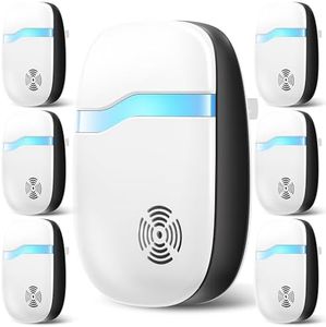 (2026 Upgraded) Ultrasonic Insect & Pest Indoor Repeller - Stronger Driving Force, Repellent for Mouse, Rats, Roaches, Bugs, Ants, Spiders, Silent Home Plug-in Control Device (6 Pack)