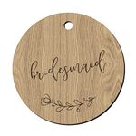 Wooden Wedding Dress Hanger Tag for Bride/Bridesmaid/Flower Girl/Maid of Honour/Mother of the Bride/Groom (Bridesmaid)