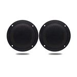 Herdio 4 inches 2 Way Marine Waterproof Speakers Ceiling Speaker Suitable for Bathroom Kitchen SPA Room, Black