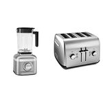 KitchenAid K400 Blender (KSB4027CU) + KitchenAid 4-Slice Toaster (KMT4115SX)