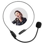 Fake Microphone Headset, Prop Microphone Costume Accessories Headset, Fake Singer Headset Mic Microphone Headphones Costume Accessory Prop Cosplay Headpiece Party