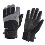 Striker ICE Apex Fishing Gloves for Men, Insulated Waterproof Winter Gloves, Black/Gray XL