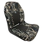 Wise 3340-1785 Quantum Series Fold Down Fishing Boat Seat, Max 5 Camo/Jazz Black