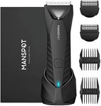 MANSPOT Manscape Body & Groin Trimmer for Men, Pubic Hair Trimmer for Men and Women, Ball Trimmer Men