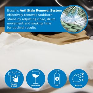 Bosch Series 6 Washing Machine, 10kg – Front Load, White