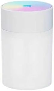Holyzon Mini H2O Colorful Lighting Cup Strong Mist Humidifier 360 ML (White)