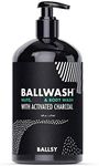 Ballsy Men's Activated Charcoal Ball and Body Wash, Ballwash Hygiene Wash, 16oz