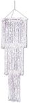 Beistle Party Decoration 3 - Tier Shimmering Chandelier Opalescent 4'(1/Pkg) - 6 Pack