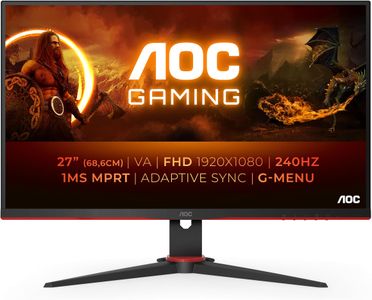 AOC 27" 240Hz Gaming Monitor – Full HD, Ultra-Fast Refresh Rate