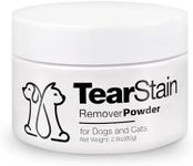 Yibesi Tear Stain Remover Powder for Dogs & Cats - Gentle Formula for Absorbing Tears, Lightening & Preventing Stains - Safe and Effective -2.8 Oz.