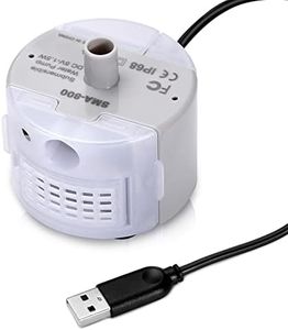 Cat Water Fountain Pump, Pet Water Fountain Pump for Most Stainless Steel Pet Water Fountain, Replacement Pump with LED Light for Pet Drinking Fountain Cat Water Dispenser Replacement