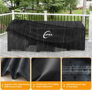 Kipiea Square Outdoor Furniture Cover – Waterproof 420D Heavy Duty, 200x200x90cm
