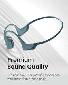SHOKZ OpenRun Pro Bone Conduction Headphones – Bluetooth, IP55, Blue