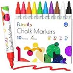 Funcils 10 Liquid Chalk Markers for