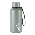 Milton Aura 500 Thermosteel Bottle, 520 ml Water Bottles, 24 Hours Hot and Cold, Easy to Carry, Easy Grip, Rust Proof, Tea, Coffee, Office, Travel Bottle, Grey