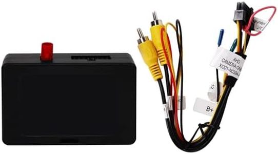 LINKSWELL Factory Adapter for Jeep Wrangler 2018 Up and RAM 2019 Up Factory Camera Retention Interface Factory Video Signal Adapter Camera