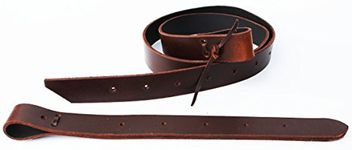 PRORIDER Horse Western Saddle Latigo Off Billet & Cinch Strap 2-Piece Set with Holes 40415