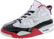 Jordan Air Dub Zero (Big Kid) White/True Red/Black/Neutral Grey 6 Big Kid M