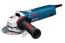 Bosch GWS 14-125 CI Heavy Duty Corded Electric Angle Grinder, 1,400W, 5 inch, Kickback Control, 2.2 kg + Auxiliary Handle, Wrench & Protective Guard, 1 Year Warranty