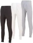 Mens Thermal Long John Pants - Thermal Bottom Base Layer for Tshirts & Jackets - Lightweight Thermal Underwear Mens - 3 Pack