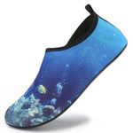 AILLOSA Water Shoes Barefoot Quick-Dry Aqua Yoga Socks Slip-on for Men Women Kids