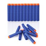 HOUSE HATCH Kid Plastic Foam Toy Bullet Dart Bullets For Nerf N-Strike Elite Guns, Blue (20)