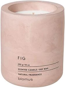 blomus 65655 Blomus Fraga Scented Candle Rose Dust L Soy Wax Concrete,Medium