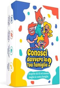 Conosci davvero la tua famiglia? Un gioco divertente Pieno di indovinelli, quiz e sfide per scoprire chi conosce meglio la propria famiglia! Gioco di società da Tavolo