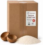 American Soy Organics Freedom Coconut Soy Wax Beads, Candle Wax, 45 lbs