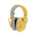 Alpine Muffy Noise Cancelling Headphones for Kids - 25dB Noise Reduction - Earmuffs for Autism - Sensory & Concentration Aid - Yellow