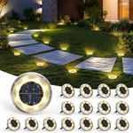 SOLPEX 16 Pack Solar Ground Lights 