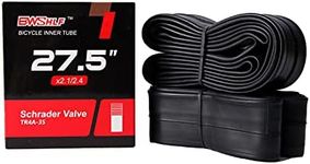 BWSHLF 27.5" Mountain Bike Inner Tubes (2 Pack), MTB Durable Butyl Rubber Bicycle Replacement Fit 2.1-2.4，Schrader 35mm