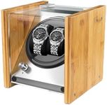 Bamboo Watch Winder Double for Automatic Watches by Watch Winder Smith