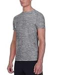 TCA Men’s Galaxy Short Sleeve Running Gym Top - Cool Grey, M