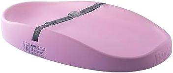 Bumbo Baby Changing Mat - Easy to Clean Nappy Changing Mat with Safety Harness - Antiroll Changing Pad - Cradle Pink