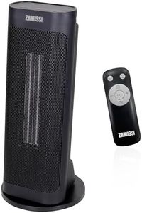 Zanussi 2000W/2KW Electric Heater Black, Freestanding Oscillating Ceramic Tower Space Heater, Convector Heater, 2 Heat Settings, Digital Display & Remote Control, Silent, ZPTCH3002B, 2 Year Guarantee