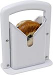 ISTARA Bagel Slicer,Perfect for Bagels, Safe Grip, Guillotine Cutter, Safety Shield, Stainless Steel Blade Portable Muffin Slicer for Bread Muffin Bagel - Fits Bagels up to 2" Thick and 4.5" Diameter