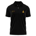 Aero Armour Rafale Guardian Cotton Polo T-Shirt (XL Black)