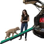 Pet Gear supertraX Ramps for Dogs and Cats, Maximum Traction Surface, Portable/Easy-Fold (No Tools Required), Built in Handle for Travel, 5 Models, 42-71 Inches Long, Supports 150-200lbs