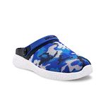 KazarMax Unisex-Child Blue Camouflage Fashion Clog Sandal - 1 Kids Uk