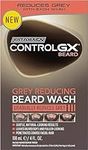 Just For Men Control GX Beard Wash, Reduces Grey With Each Wash For Subtle, Natural-Looking Results – All Shades, 118 ml