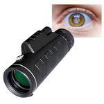 ππ ππππ«π¬ πππ«π«ππ§ππ² Panda 40x60 Zoom Monocular Telescope, Dual Focus, Green Film, 66M/80M Range, Compact Optical Pocket Spyglass for Hunting & Outdoor β Best Gift for Nature Lovers