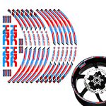 STATUZ Motorcycle Wheel Decals Reflective Stickers Rim Stripes 17inch For Honda Racing HRC CBR250RR CBR400RR CBR600RR CBR1000RR Decorate