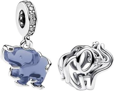 Doyafer Charm in argento 925 Elefante Charm, ciondolo Charm Set per le donne Bracciale collana, regali di compleanno di festa per gli amici e la famiglia, Diy Braccialetto Charm Jewelry