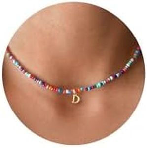 Yoosteel Initial Necklaces for Girls Letter D Necklace Kids Jewelry