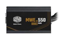 Cooler Master MWE 550 V3 Bronze ATX 3.1 Power Supply - Non Modular | 80 Plus Bronze Certified | Quite HDB Fan | DC-to-DC Circuit Design | ATX 3.1 Version | 550 Watt