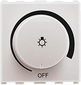 Anchor by Panasonic 66506 650W, Dimmer, 2Modular, For Incandescent lamp (White, Pack of 2) (66506-2)