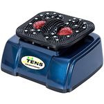 TENS T-30 Spiral Vibration Therapy Luxurious Blood Circulation Machine with Metal Body 28 Magnets with Infrared Lights 185 watt With 2 Speed Control(Blue) with 2 years Warranty