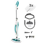 Polti Vaporetto SV450_Double 2- in-1 Steam Mop with Handheld Cleaner, Extra Cloths, Vaporforce Brush, 13 Accessories